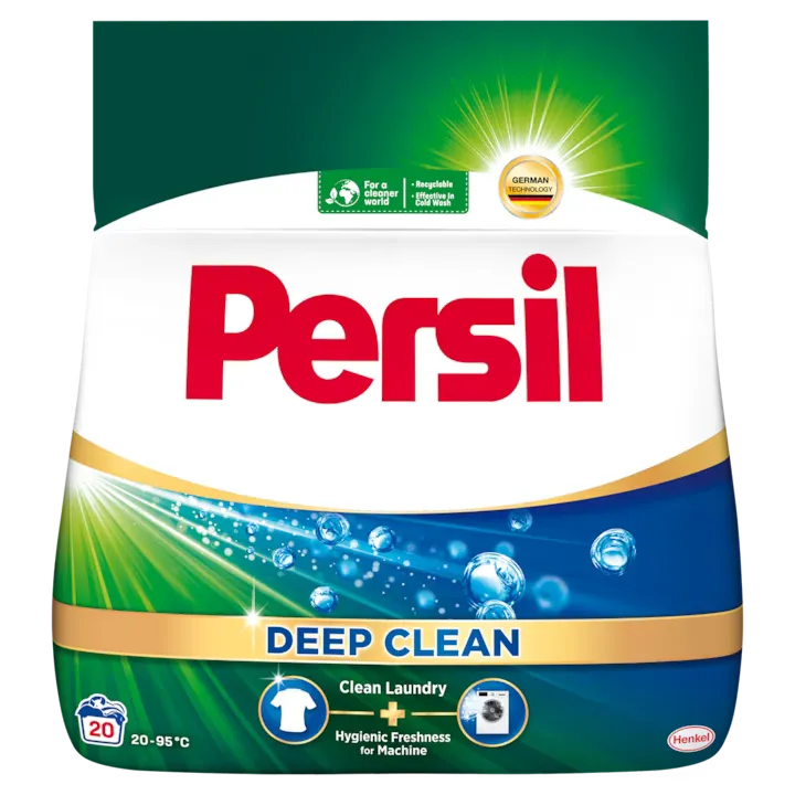Detergent de rufe pudra Persil Deep Clean Universal, 20 spalari , 1,1kg