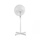 Ventilator cu Picior, Reglabil, Cap Rotativ, Diametru 40cm, Putere 45W, 3 Viteze, Inaltime Reglabila, Culoare Alb