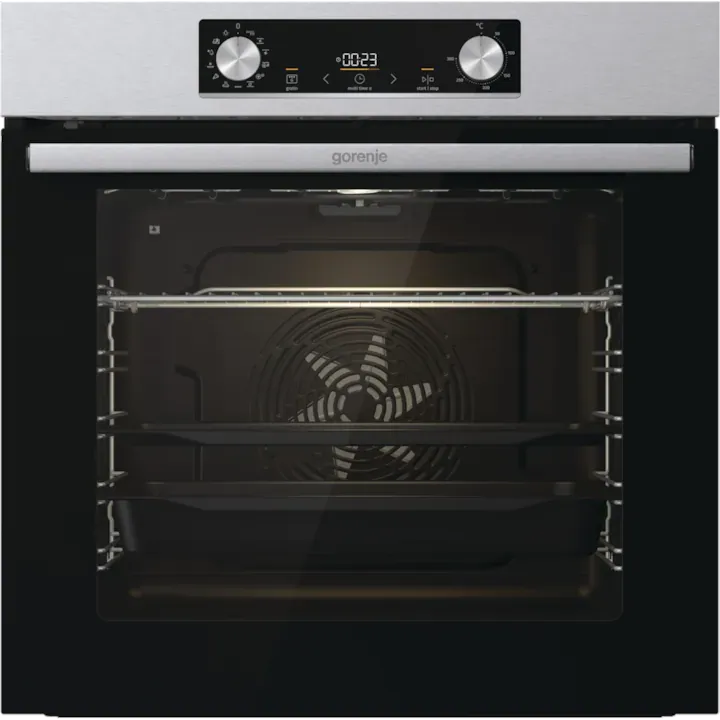 Gorenje BPS6737E03X Cuptor incorporabil, curatare Pyroclean, 77L, clasa energetica C, Inox