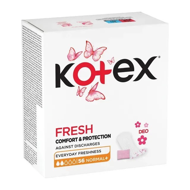 Absorbante zilnice Kotex Deo Normal Plus, 56 bucati