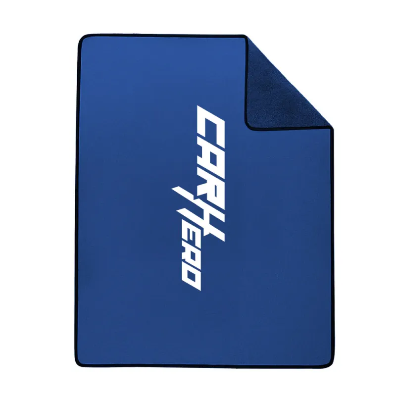 Prosop Uscare Auto Ultra Absorbant CarHero XL, 95x65cm, 800GSM, Albastru, Microfibra Twisted Loop, Moale, Rezistent la Spalari, Ideal pentru Detailing