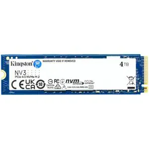 Solid-State Drive (SSD) KINGSTON NV3, 4TB, PCI-Express 4.0 x4, M.2, SNV3S/4000G