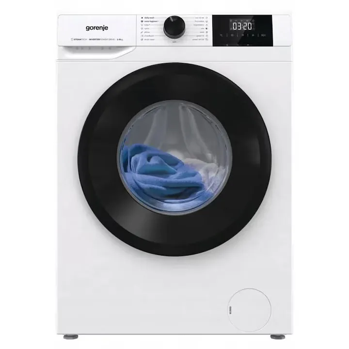 Masina de spalat rufe Gorenje W3NGPI62SBS/PL, 6kg, 1200rpm, culoare argintie