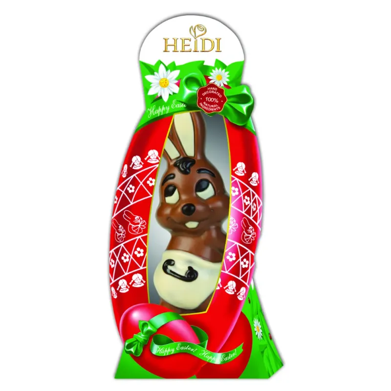 Figurina din ciocolata cu lapte Heidi in forma de iepuras, 100g
