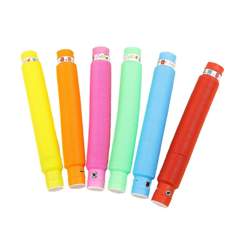 Set 6 tuburi luminoase pentru petrecere copii, SWJOYOL, multicolor 20x18x6cm