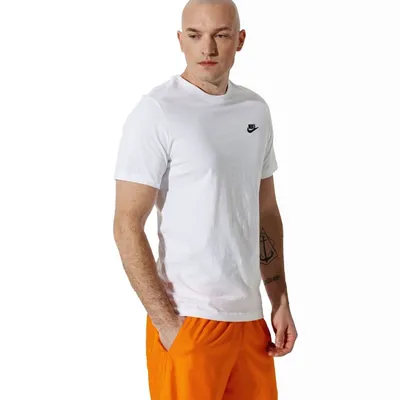 Tricou Nike Sportswear Club, Alb, M