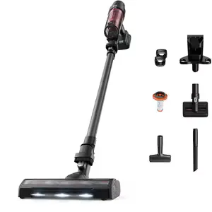 Aspirator vertical ROWENTA X-Pert 7.6 RH6A75WO, 0.44l, 18.5V, autonomie max 45 min, rosu-negru