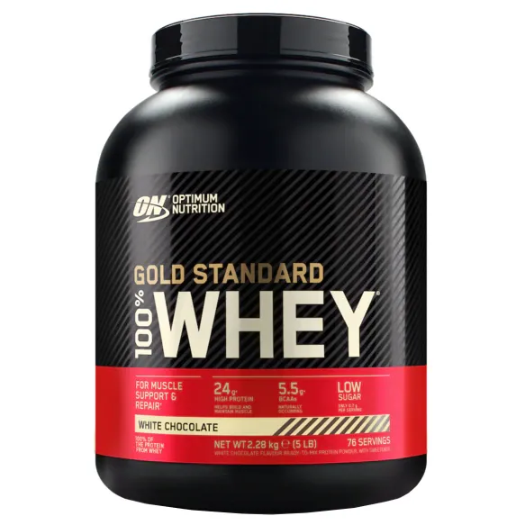 Proteine din zer, pudra proteica Optimum Nutrition, ON 100% Whey Gold Standard, aroma: ciocolata alune de padure, 2.244kg