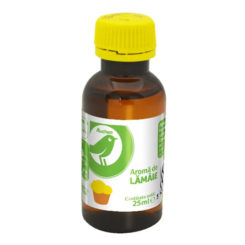 Esenta cu aroma de lamaie Auchan, 25 ml