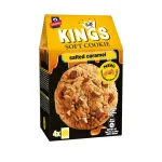 Biscuiti cu caramel sarat Kings Soft Cookie, 160 g