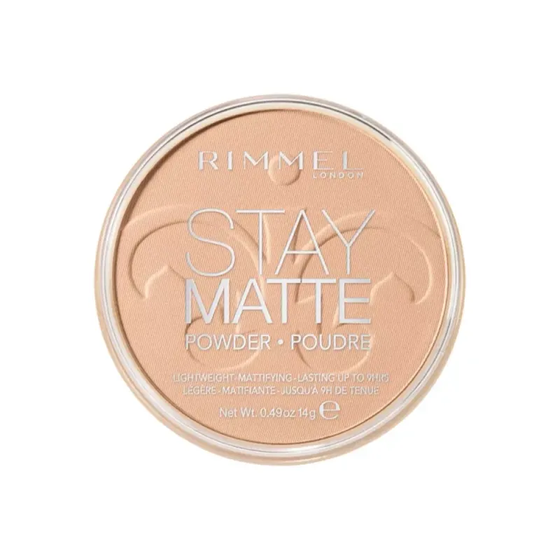 Pudra compacta Rimmel London Stay Matte 005, 14 g