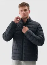 Geaca barbati 4F, jacheta matlasata, impermeabila, neagra, poliamida, 2XL INTL