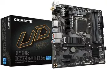 Placa de baza GIGABYTE B760M DS3H AX DDR4 WiFi BT mATX Socket 1700