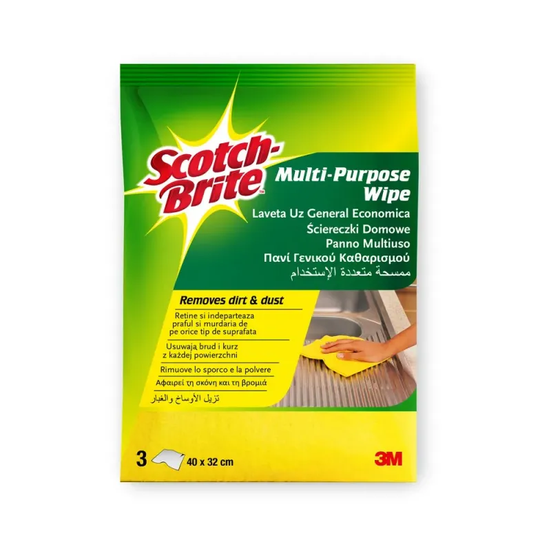 Laveta economica Scotch-Brite, 3 bucati