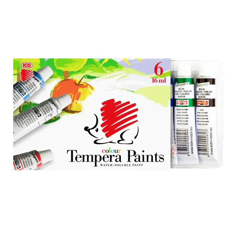 Tempera Ico Arici 6 bucati