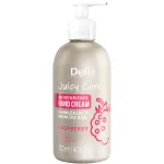 Crema hidratanta pentru maini cu aroma de zmeura Delia Cosmetics Juicy Care, 120 ml