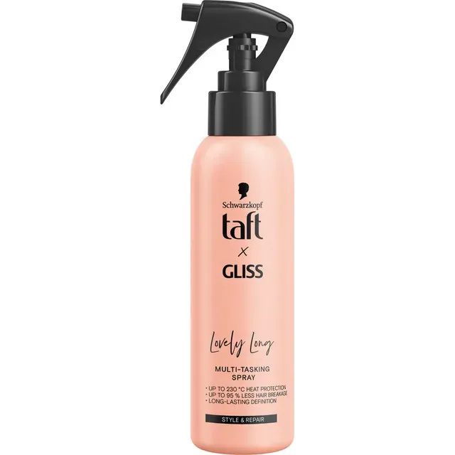 Spray pentru protectia parului Taft x Gliss Lovely Long, 150 ml