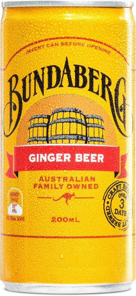 Bere aromatizata fara alcool Bundaberg Ginger Beer, 0.2 l
