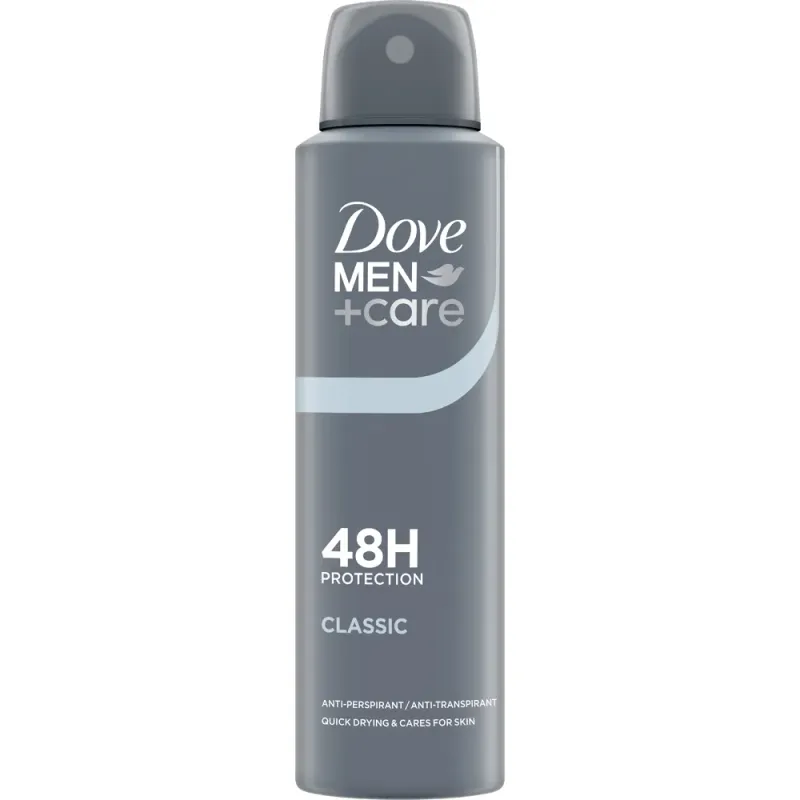 Deodorant spray Dove Men + Care Classic, 150 ml