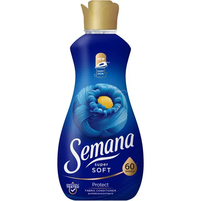 Balsam de rufe Semana Super Soft Protect, 60 spalari, 1.2 l