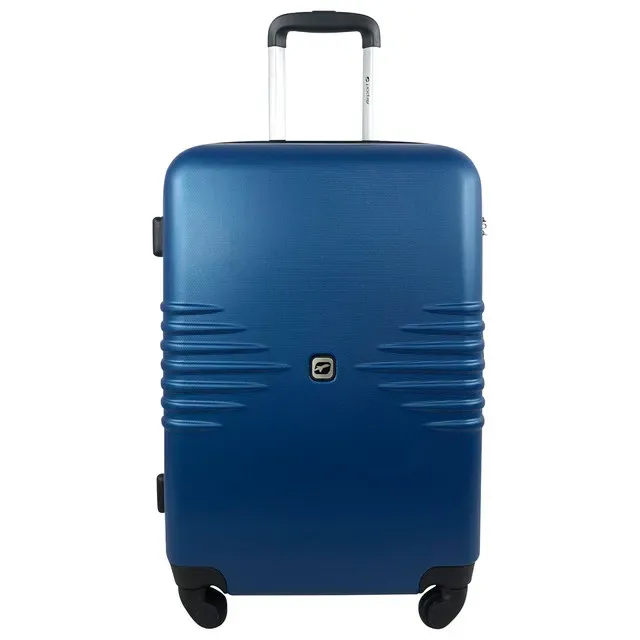 Troler Airport Sismik cu 4 roti, 41 x 61 x 25 cm, marime M, culoare blue