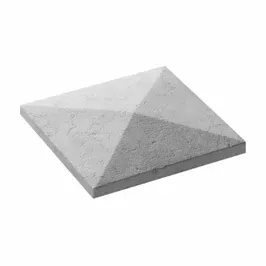 Capac stalp gard Star Stone, Roma, silver, 250 x 250 x 40 mm