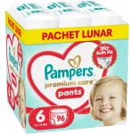 Scutece-chilotel Pampers Premium Care Pants XXL Box Marimea 6 13kg-19kg, 96 buc
