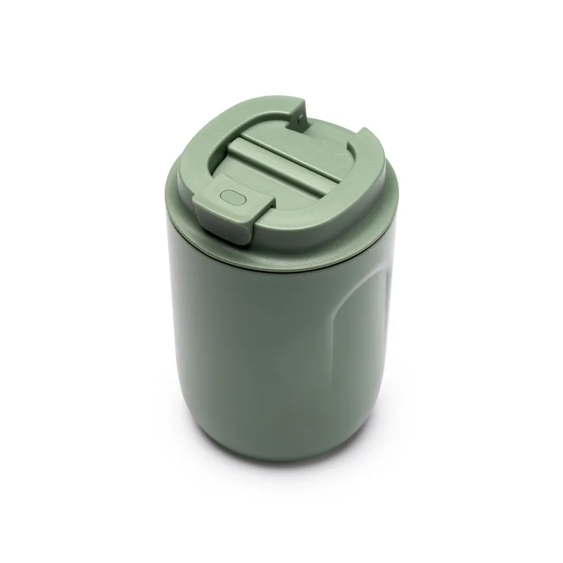 Cana termos Intelli® Travel Mag Tanik, anti-alunecare, Pastreaza Bautura Fierbinte sau Rece, pentru cafea, ceai, ciocolata calda, lapte, Capacitate 250 ml, Verde