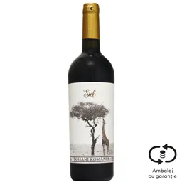 Vin rosu sec 0.75L