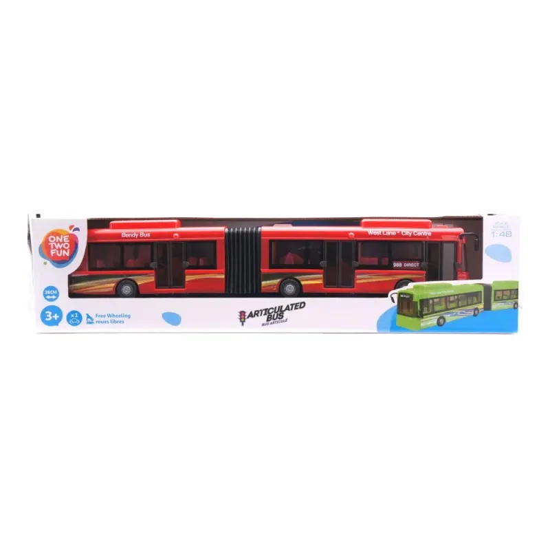 Autobuz 1:48 diverse culori One Two Fun