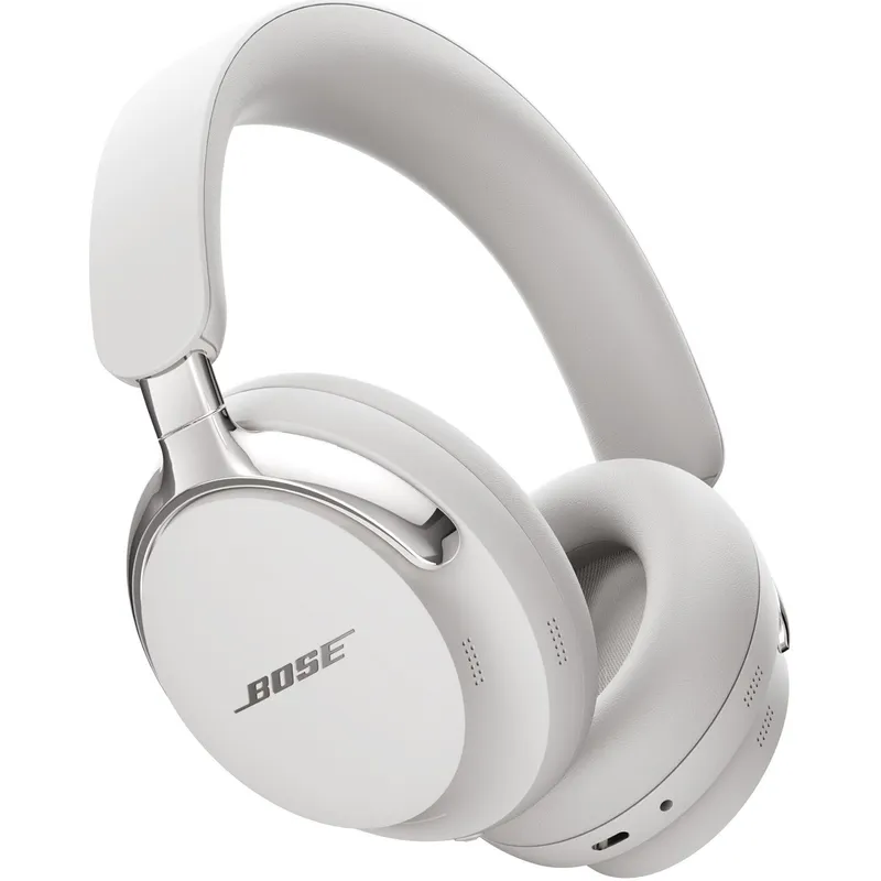Casti Over-Ear Bose QuietComfort Ultra 2nd Gen, Wireless, Bluetooth, ANC, Multipoint, AI Backgorund Noise Supression, Cinema Mode, Immersive Audio, White