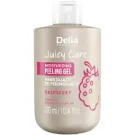 Gel hidratant pentru peeling cu aroma de zmeura Delia Cosmetics Juicy Care, 300 ml