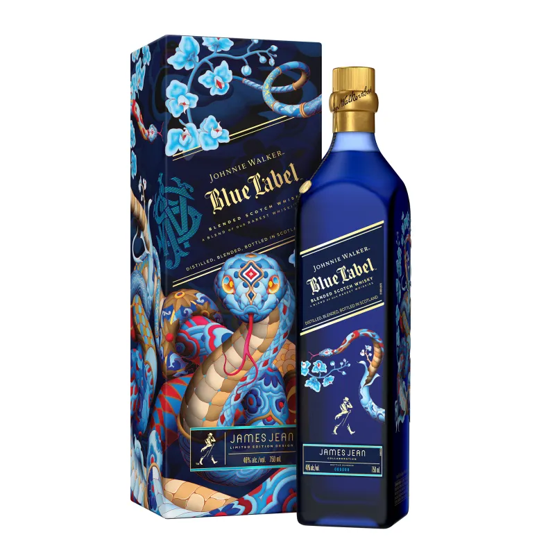 Whisky Johnnie Blue Label Year of the Snake, Limited Edition 2025, 40%, 0.7l