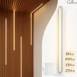 Profil LED cu banda LED incastrata, pentru riflaje, 60 cm, 4 W, 24V, culoare 3000 Kelvin, aluminiu