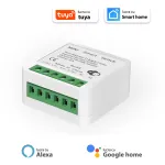 Comutator/Releu inteligent WIFI, aplicatie Smart Life/Tuya, cu functie de programare si temporizare, compatibil cu Alexa/Google Home/Tmall Genie, 16A, Alb
