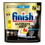Detergent capsule pentru masina de spalat vase Finish Ultimate Plus Lemon 28 bucati