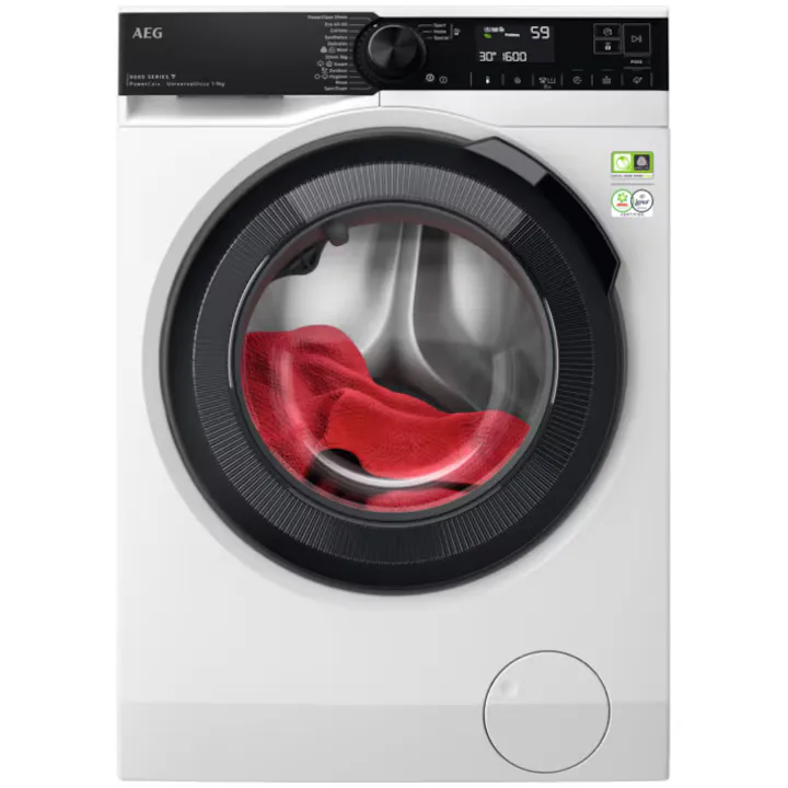 Masina de spalat rufe AEG LFR83966OE, 9 kg, 1400 rpm, Motor Inverter MagnetPermanent, OkoMix, Clasa A, Wi-Fi, ProSense, ProSteam, Afisaj LED, Alb