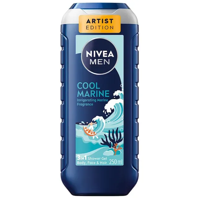 Gel de dus Nivea Men Cool Marine, 250 ml