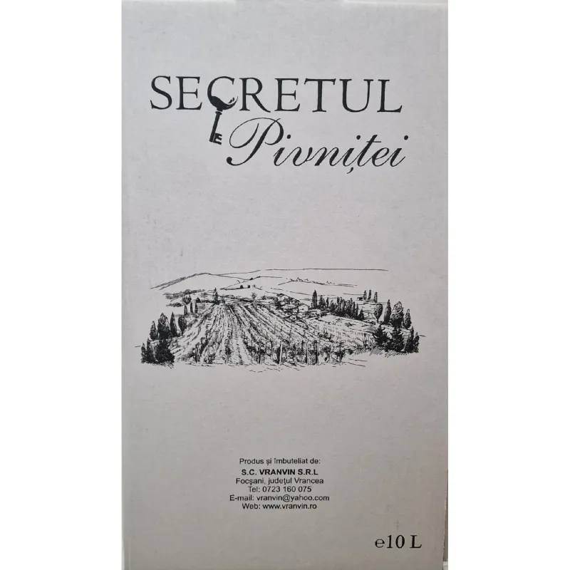 Vin Aligote, Secretul Pivnitei, Demisec, Bag-in-Box 10l