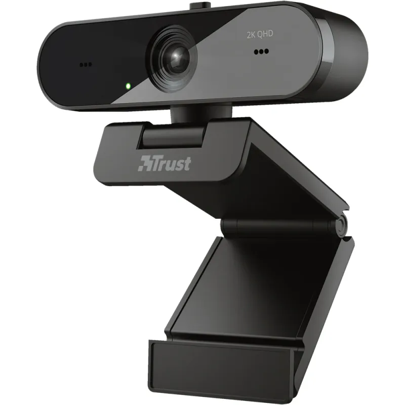 Camera Web TRUST Taxon, 2K QHD 2560 x 1440p, negru