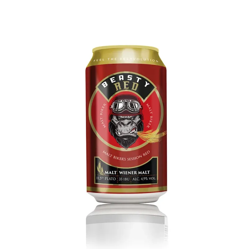 Bere rosie Hop Rider Beasty Red, 0.33 l