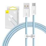 Cablu Baseus Dynamic Series, USB la USB-C, 100W, Fast Charging, 1m, Albastru