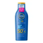 Lotiune protectie solara Nivea Sun Kids Protect & Care 5 in 1 SPF 50+, 200 ml