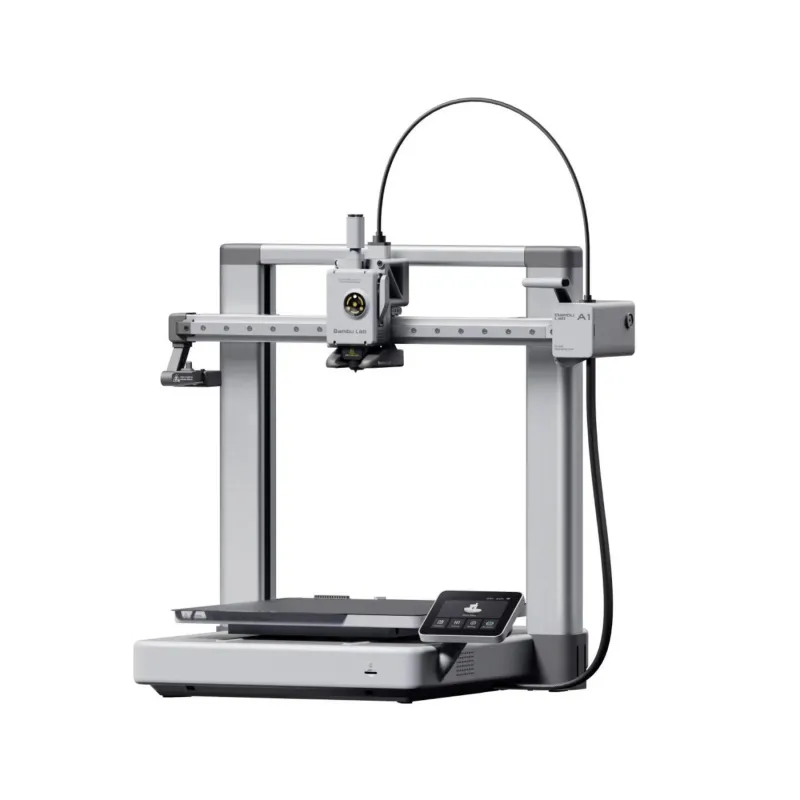 Imprimanta 3D Bambu Lab A1, imprimare cu maxim 4 culori, 500 mm/s, 256x 256x 256 mm, calibrare complet automata