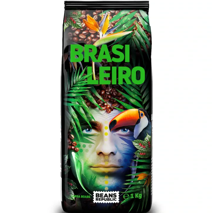 Cafea boabe, Brasiliero 100% Arabica, Beans Republic, 1 kg