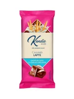 Ciocolata cu lapte, crema cu lapte si cereale Kandia, 95 g