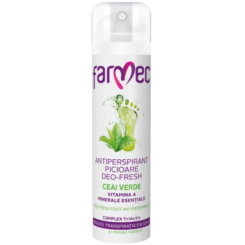 Antiperspirant Farmec pentru picioare, 150 ml