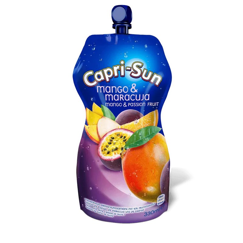 Bautura necarbogazoasa cu gust de mango si maracuja Capri-Sun, 0.33 l