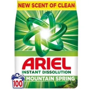 Detergent automat ARIEL Mountain Spring, 6.5 kg, 100 spalari