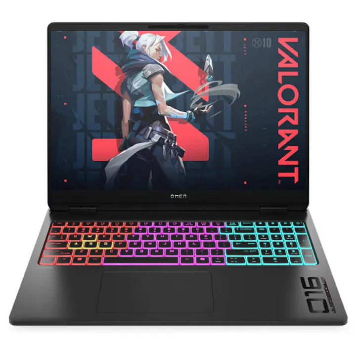 Gaming HP Omen 16-ak0084nn cu procesor AMD Ryzen™ AI 7 350 pana la 5.0GHz, 16.0", 2K, 32GB DDR5 RAM, 1TB SSD, NVIDIA® GeForce RTX™ 5060 8GB GDDR7, Free DOS, Shadow Black